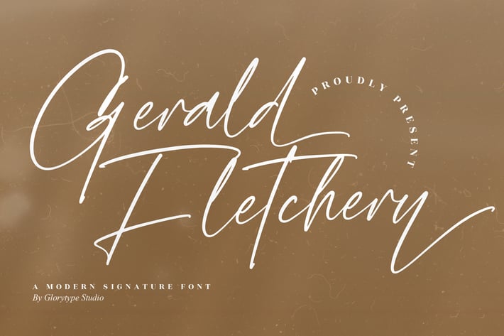 Gerald Fletchery Signature Font