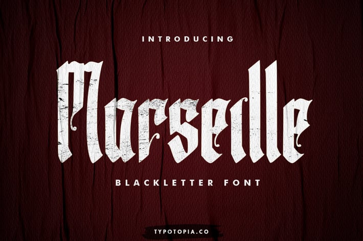Marseille – Blackletter Font