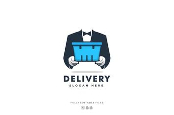 Delivery Man Logo