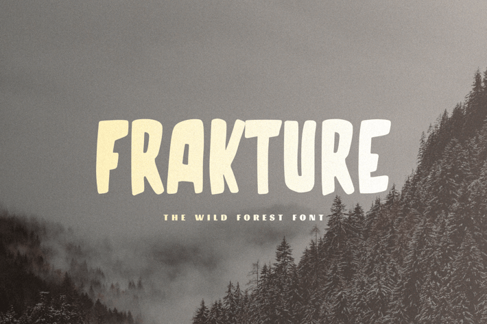 Frakture - The Wild Forest Font