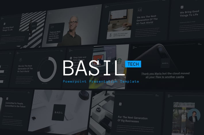 BASIL - Technology Theme Powerpoint Template