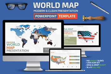 World Map Powerpoint