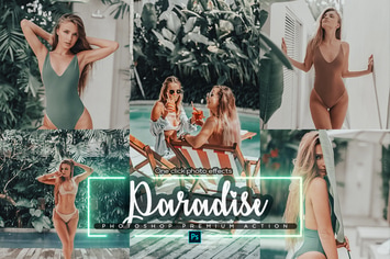 Paradise Photoshop Action