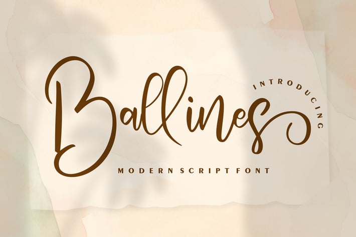 Ballines Modern Script