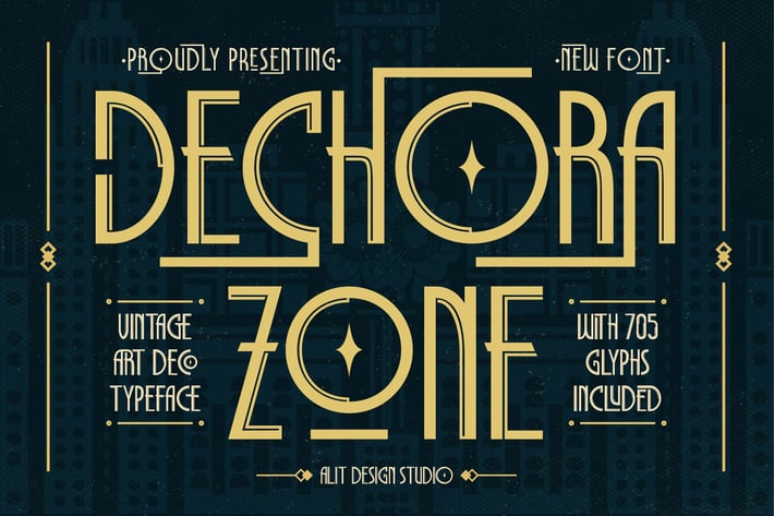 Dechora Zone Typeface