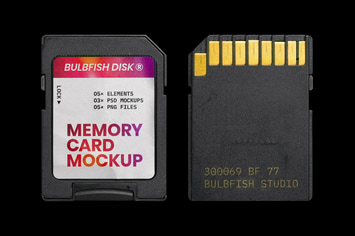 Memory Card Mockup