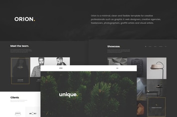 Orion - Minimal Portfolio HTML5 Template