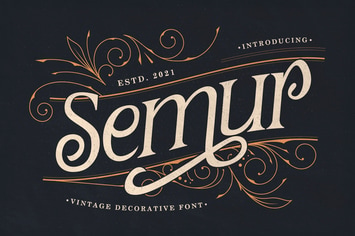 Semur – Vintage Display Font