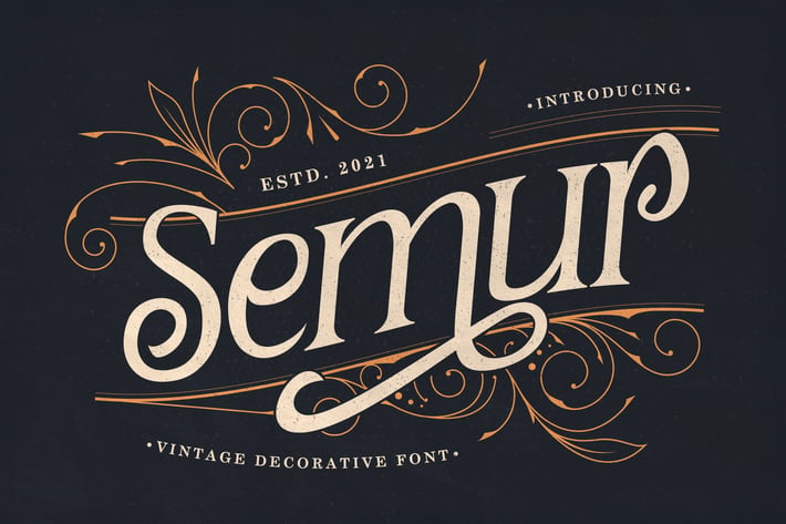 Semur – Vintage Display Font