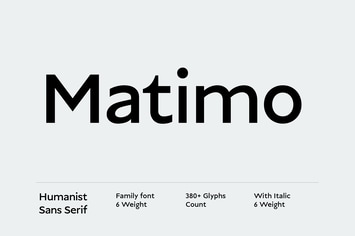 Matimo Humanist Sans Serif