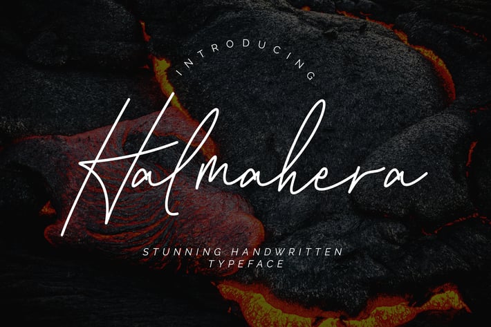 Halmahera Handwritten Wedding Font