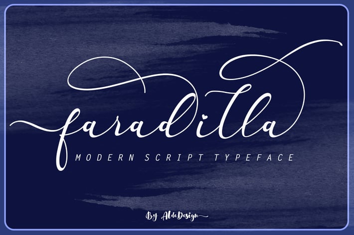 Fradilla - Modern Script Typeface