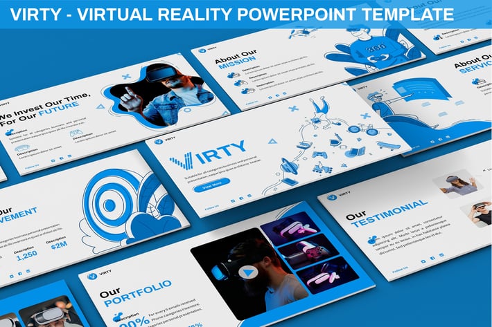 Virty - Virtual Reality Powerpoint Template