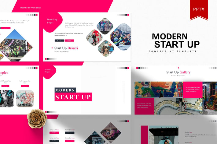 Modern Start Up |  Powerpoint Template