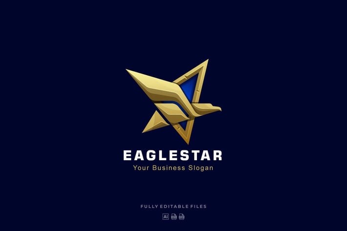 Eagle Star Luxury Badge Logo