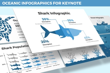 Oceanic Infographics for Keynote Template