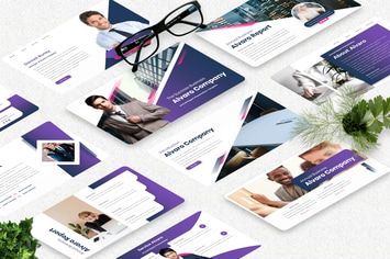 Alvaro - Annual Report Googleslide Template