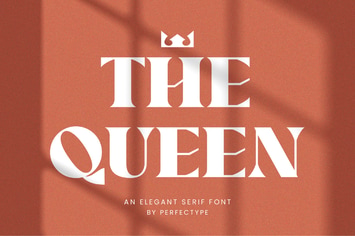 The Queen Elegant Serif Font Typeface
