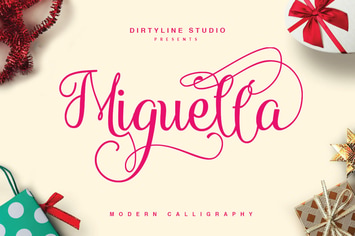 Miguella Script Elegant Wedding Font