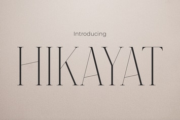 Hikayat Premium Elegant Serif Modern Font
