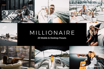 20 Millionaire Lightroom Presets & LUTs