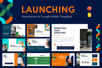 Launching Powerpoint & Google Slides Template