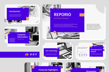 REPORIO - Annual Report Powerpoint Template