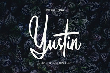 Yustin - Script Font