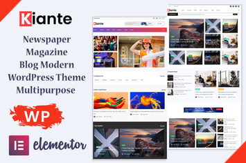 Kiante - Newspaper Magazine Blog Modern WordPress 