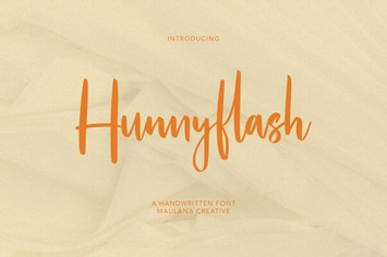 Hunnyflash Handwritten Font