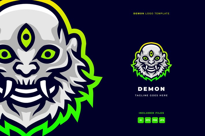 Demon Logo Template