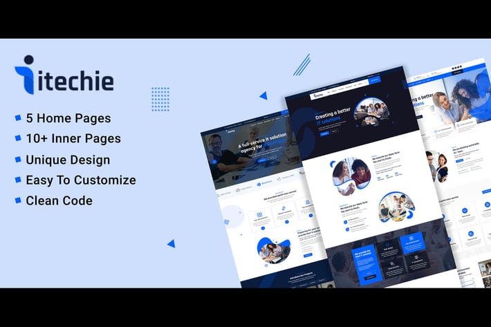 Itechie - It Solutions And Services React Nextjs 