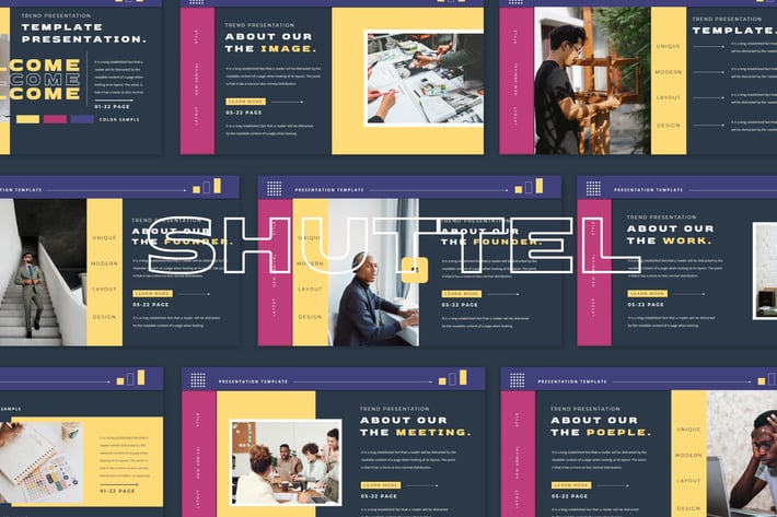 SHUTTEL Powerpoint Template