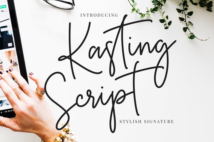 Kasting Script Signature Instagram Font