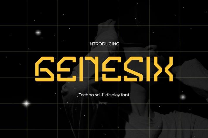 Genesix - The Futuristic Font
