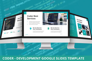Coder - Development Google Slides Template