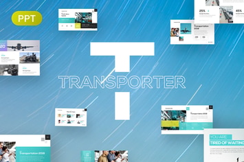 Transporter Transportation PowerPoint Template