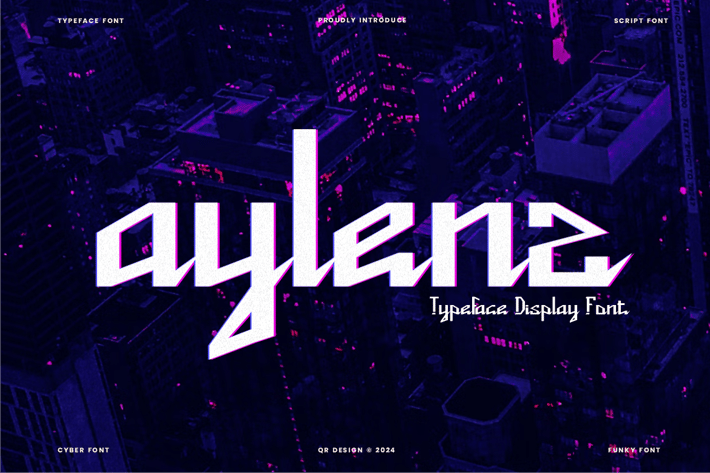Aylenz - Script Typeface Font