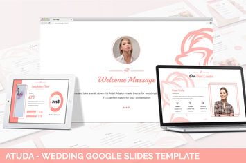 Atuda - Wedding Google Slides Template
