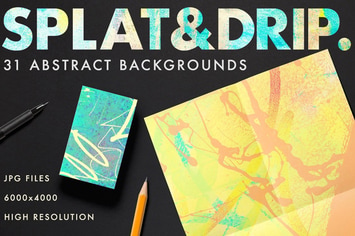 Splat & Drip Graffiti Backbgrounds