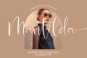 Mantilda Modern Signature Font