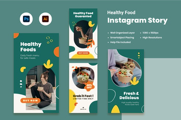 Healthy Food Instagram Stories