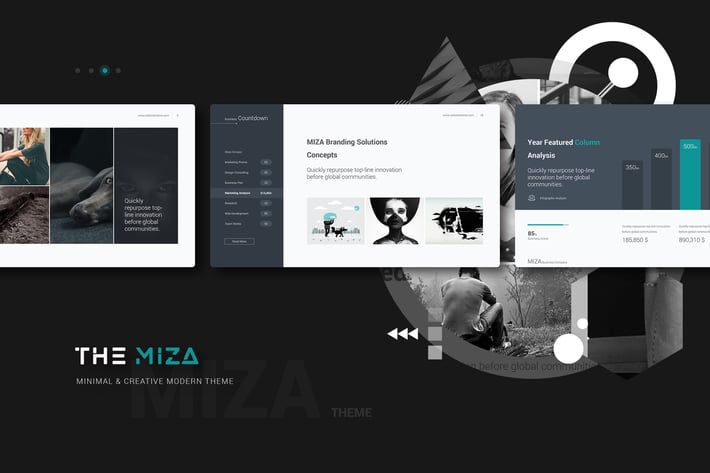 MIZA Minimal & Business Template (PowerPoint)