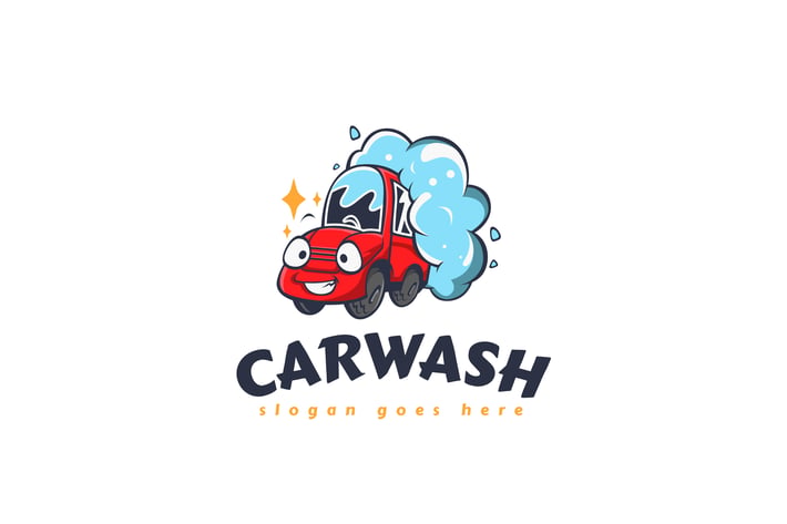 Car Wash Logo Template
