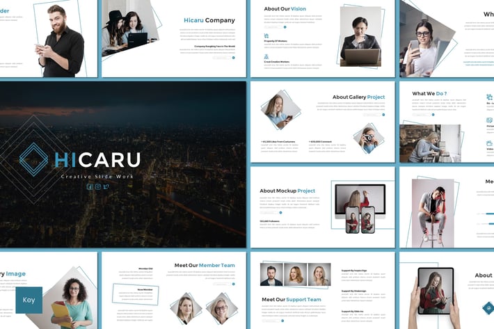 Hicaru - Business Keynote Template
