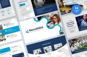 Laboratory & Science Research Keynote Template