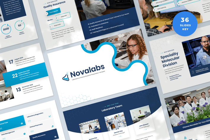 Laboratory & Science Research Keynote Template
