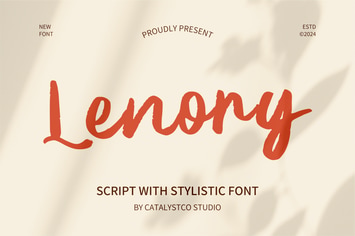 Lenory Script Font 