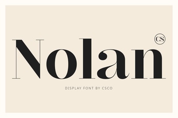 CS Nolan – Classic Font