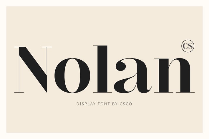 CS Nolan – Classic Font